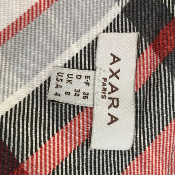 Axara Paris red plaid/paisley tunic - Picture 4 of 6